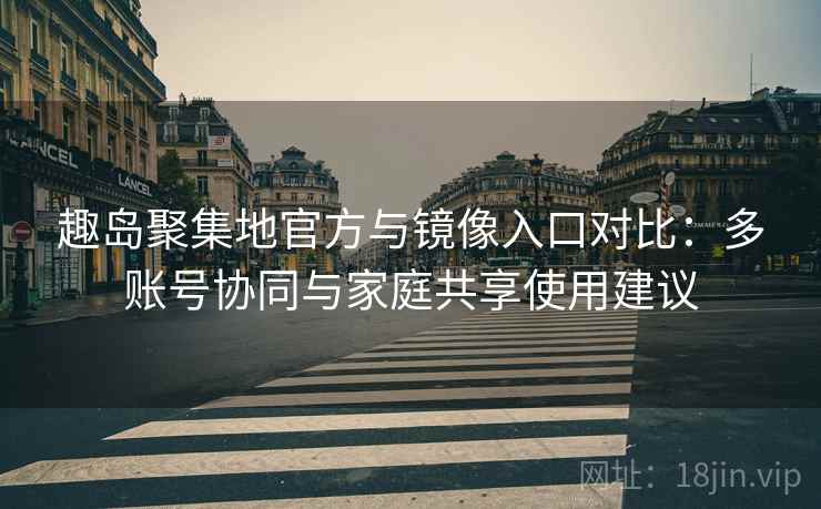 趣岛聚集地官方与镜像入口对比：多账号协同与家庭共享使用建议
