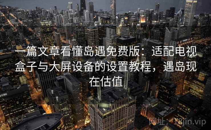 一篇文章看懂岛遇免费版：适配电视盒子与大屏设备的设置教程，遇岛现在估值