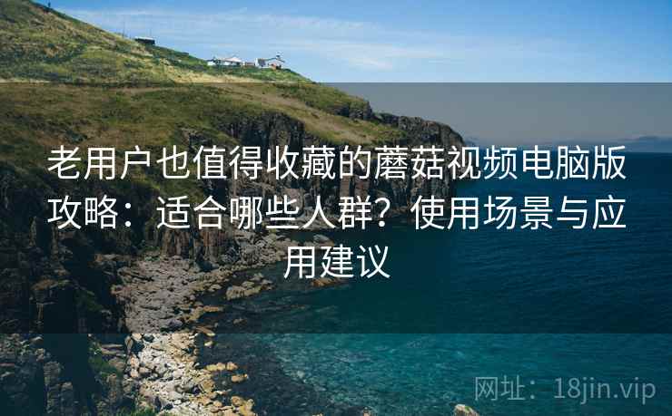 老用户也值得收藏的蘑菇视频电脑版攻略：适合哪些人群？使用场景与应用建议